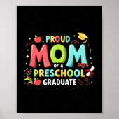 Trotse moeder van een kleuterschool Afstuderen Poster (Voorkant)