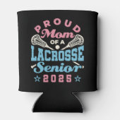Trotse moeder van een Lacrosse Senior 2025 Blikjeskoeler (Achterkant)