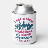 Trotse Moeder van een Marching Band Senior 2024 Blikjeskoeler (Blikje Voorkant)