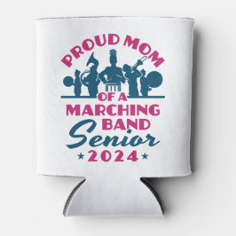 Trotse Moeder van een Marching Band Senior 2024 Blikjeskoeler