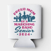 Trotse Moeder van een Marching Band Senior 2024 Blikjeskoeler (Achterkant)