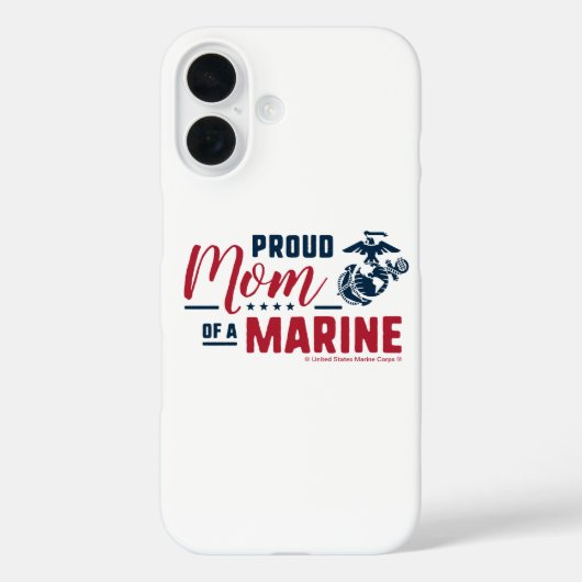 Trotse moeder van een marinier - Kleur Case-Mate iPhone Case (Achterkant)