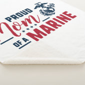 Trotse moeder van een marinier - Kleur Sherpa Deken (3/4)