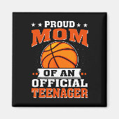 Trotse moeder van een officiële tiener 13e verjaar magneet (Voorkant)