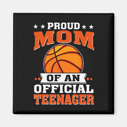 Trotse moeder van een officiële tiener 13e verjaar magneet (Voorkant)