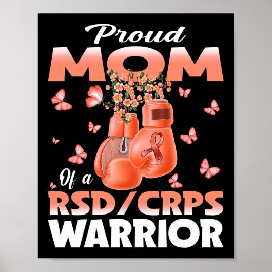 Trotse moeder van een RSD Corps Warrior Awareness Poster (Voorkant)