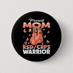 Trotse moeder van een RSD Corps Warrior Awareness Ronde Button 5,7 Cm