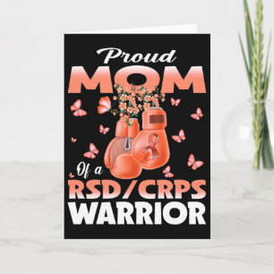 Trotse Moeder Van Een Rsd Crps Krijger Bewustzijn Kaart