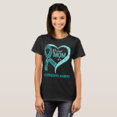 Trotse moeder van een scleroderma krijger t-shirt (Voorkant volledig)