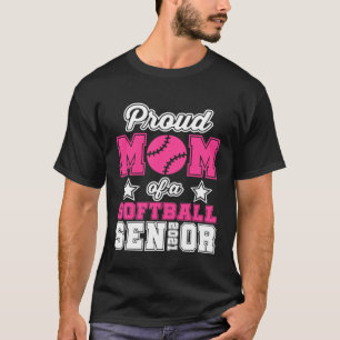 Trotse moeder van een Softbal senior 2021 grafisch T-shirt