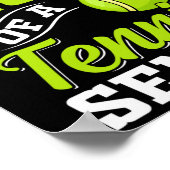 Trotse moeder van een tennisseniorenclub van 2025  poster (Hoek)