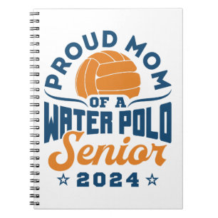 Trotse moeder van een waterpolo senior 2024 notitieboek