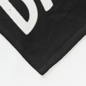 Trotse moeder van een zwarte band dochter 13 fleece deken (Hoek)