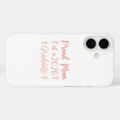 Trotse moeder van eindexamenklas 2026 afgestudeerd Case-Mate iPhone case (Achterkant (horizontaal))