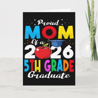 Trotse moeder van eindexamenklas 2026 Mother's Day Kaart