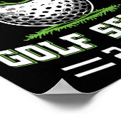 Trotse moeder van eindexamenklas golf 2025 poster (Hoek)