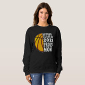 Trotse moeder van eindexamenstudent basketbal 2023 trui (Voorkant volledig)