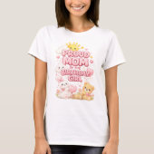 Trotse moeder van het jarige meisje Dames T-shirt  (Voorkant)