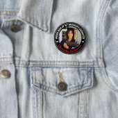 Trotse moeder van mijn Afstuderen dochter Custom P Ronde Button 5,7 Cm (In situ)