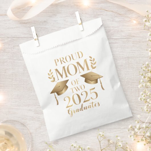 Trotse moeder van twee afgestudeerden 2025 Afstude Bedankzakje (Geknipt)