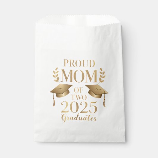 Trotse moeder van twee afgestudeerden 2025 Afstude Bedankzakje (Voorkant)