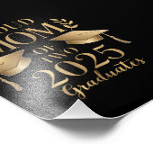 Trotse moeder van twee afgestudeerden 2025 Afstude Foto Afdruk (Hoek)