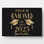 Trotse moeder van twee afgestudeerden 2025 Afstude Fotoplaat (voorkant)