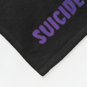 Trotse moeder zelfmoordpreventie bewustzijn krijge fleece deken (Hoek)