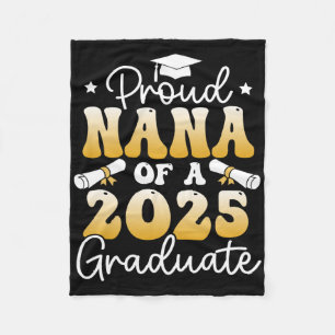 Trotse Nana van een CL van 2025 Afstuderen Senior Fleece Deken