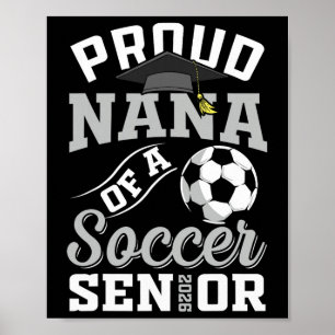 Trotse Nana van een voetbal senior Cl van 2026 afs Poster
