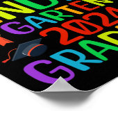 Trotse Nana van Geweldige kleuterschool 2024 Afstu Poster (Hoek)