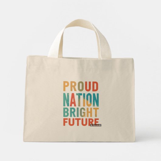 Trotse Natie Bright Future Mini Tote Bag (Achterkant)