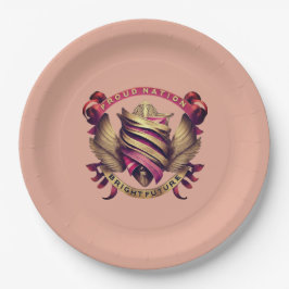 Trotse Natie Bright Future Papieren Bordje