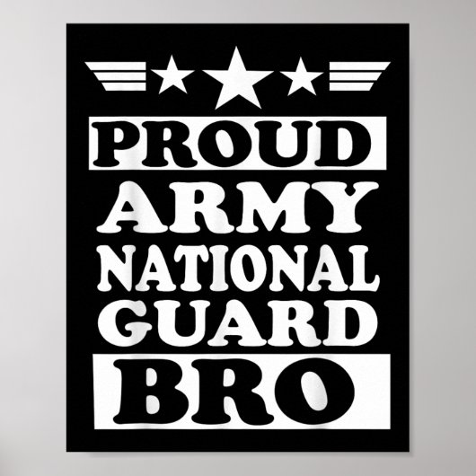 Trotse Nationale Garde Broer Nationale Poster (Voorkant)