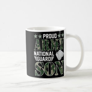 Trotse Nationale Garde van het Leger Zoon Militair Koffiemok
