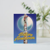 Trotse Native American Briefkaart (Staand voorkant)