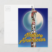 Trotse Native American Briefkaart (Voorkant / Achterkant)