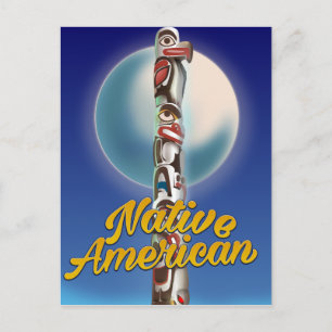 Trotse Native American Briefkaart