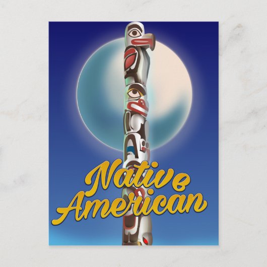 Trotse Native American Briefkaart (Voorkant)