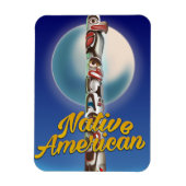 Trotse Native American Magneet (Verticaal)