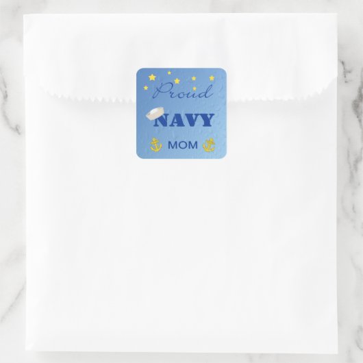 Trotse Navy Mom Stickers (Tas)