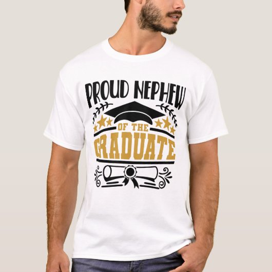 Trotse neef van de Afstuderen T-shirt (Voorkant)