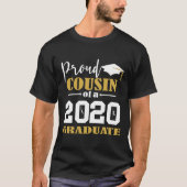 Trotse neef van een Afstuderen wit 2020 T-shirt (Voorkant)