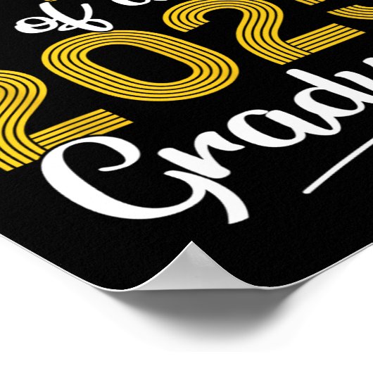 Trotse neef van een CL van 2025 Afstuderen senior  Poster (Hoek)