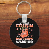 Trotse neef van een RSD Corps Warrior Awareness Bo Sleutelhanger (Voorkant)