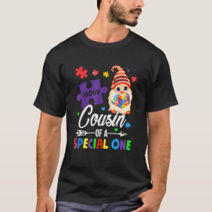 Trotse Neef Van Een Speciale Puzzel Dwerg Autisme  T-shirt