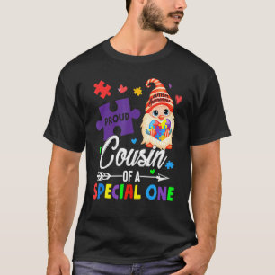 Trotse Neef Van Een Speciale Puzzel Dwerg Autisme  T-shirt