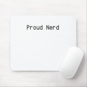 Trotse Nerd Muismat (Met muis)