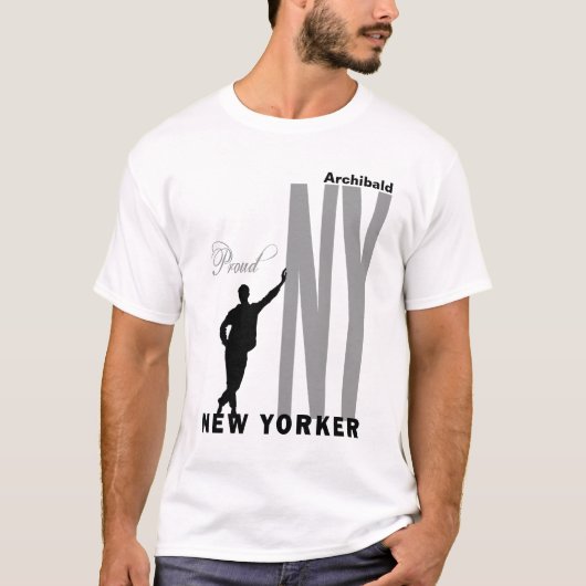 Trotse New Yorker  T-shirt (Voorkant)