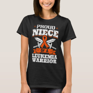 Trotse nicht van een leukemie Warrior Awareness Bl T-shirt